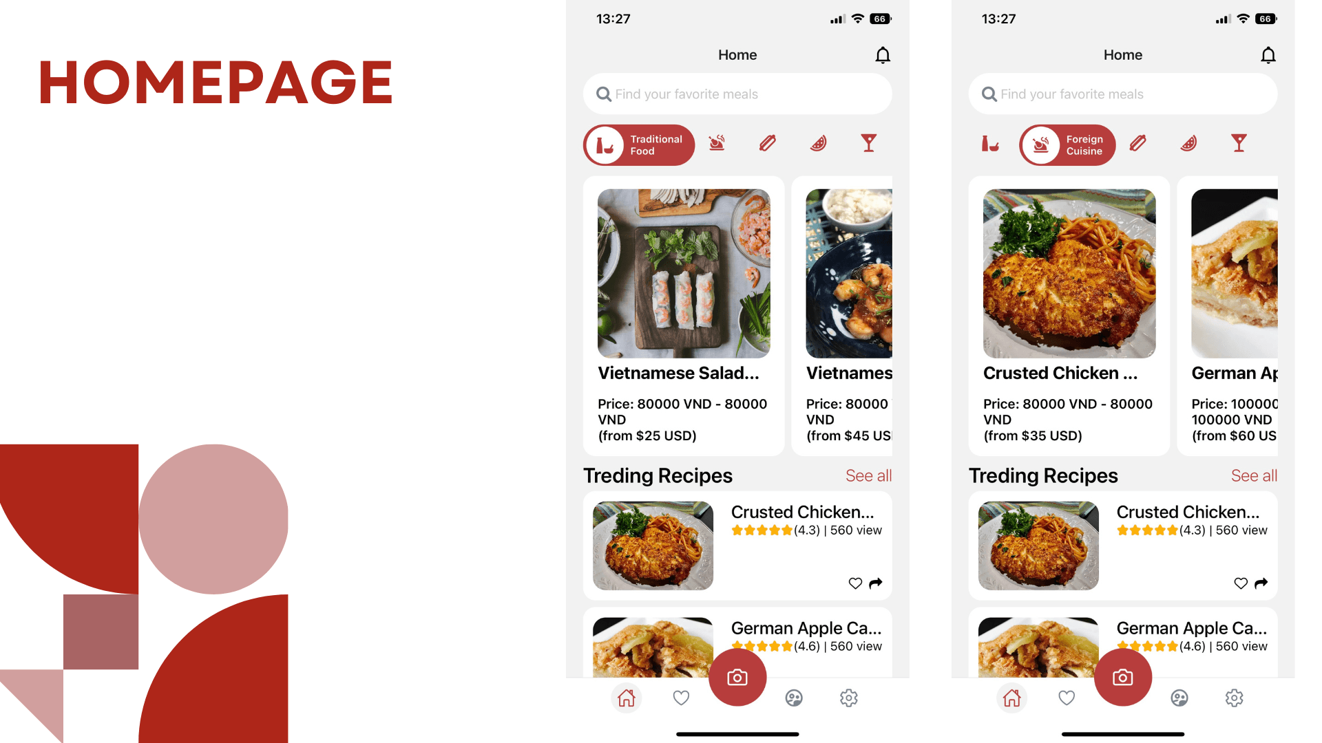 MugiRecipe (Mobile App)