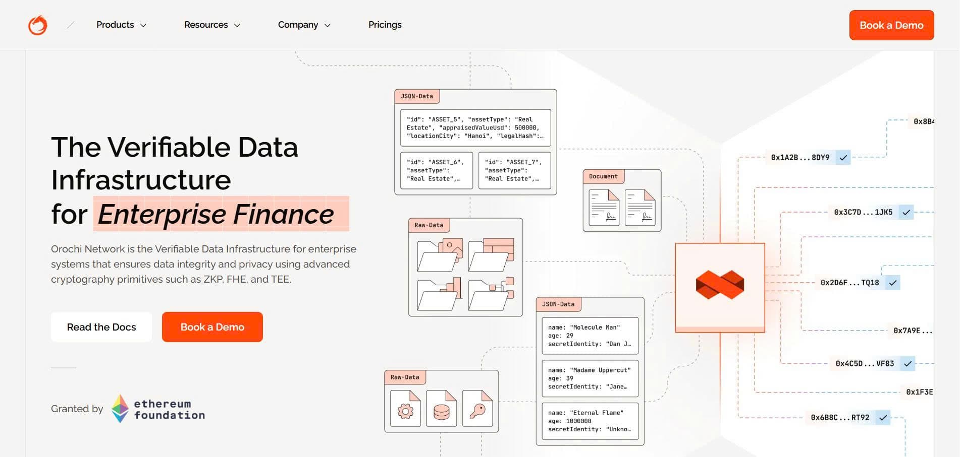 Orochi Network Homepage